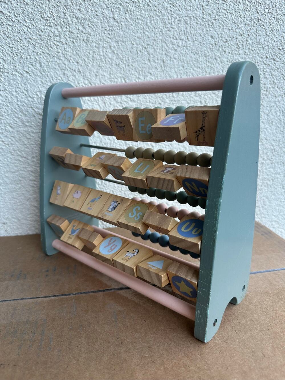 Ningbo Double Sided Abacus Wood Toy Blue
